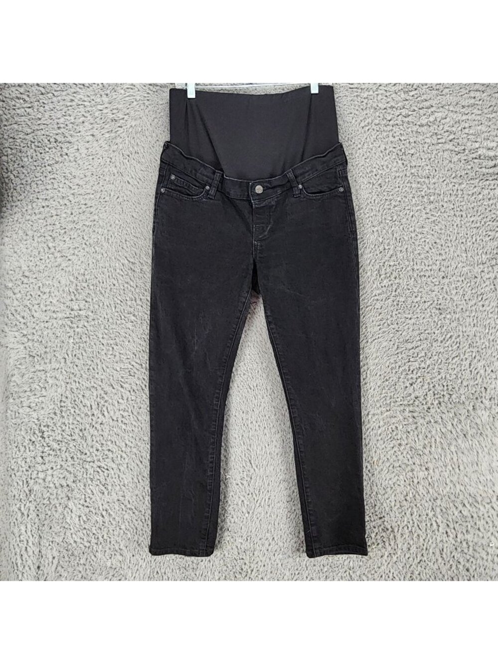 Gap Jeans Womens 30/10 Long Black Stretch Denim Maternity *Read*
